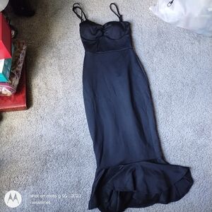 Black Mermaid Sweetheart Dress